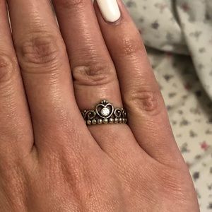 Pandora Princess Tiara Crown Ring